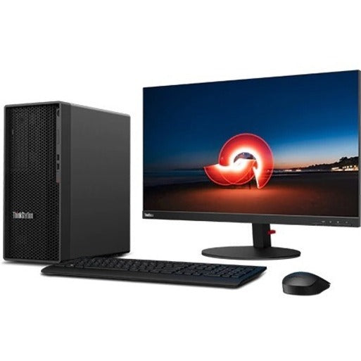 Lenovo ThinkStation P350 30E3003ACA Workstation - 1 x Intel Xeon Hexa-core (6 Core) W-1350P 4 GHz - 16 GB DDR4 SDRAM RAM - 512 GB SSD - Tower - Raven Black 30E3003ACA