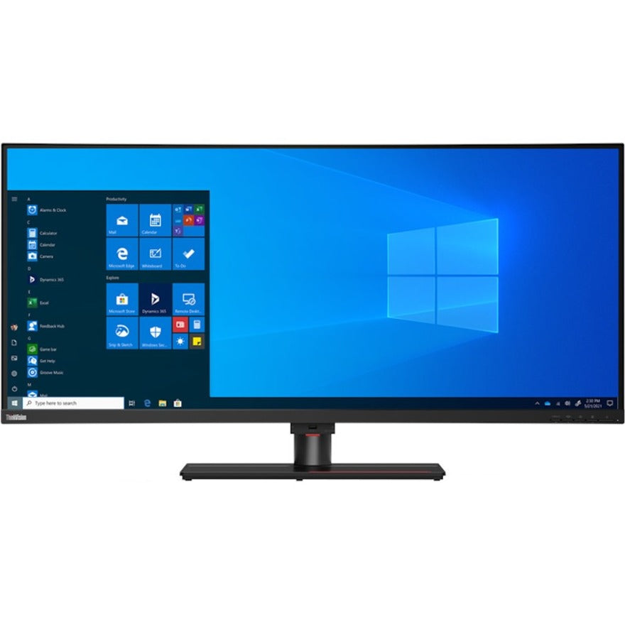 Lenovo ThinkVision P40w-20 39.7" Webcam WUHD Curved Screen WLED LCD Monitor - 21:9 - Raven Black 62DDGAR6US