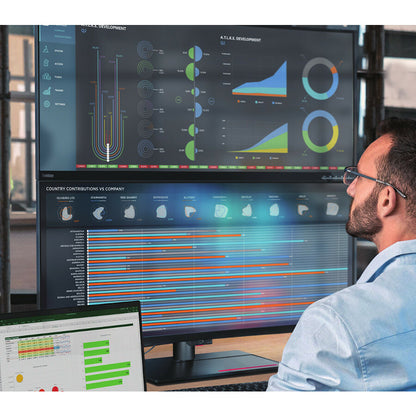 Lenovo ThinkVision P40w-20 39.7" Webcam WUHD Curved Screen WLED LCD Monitor - 21:9 - Raven Black 62DDGAR6US