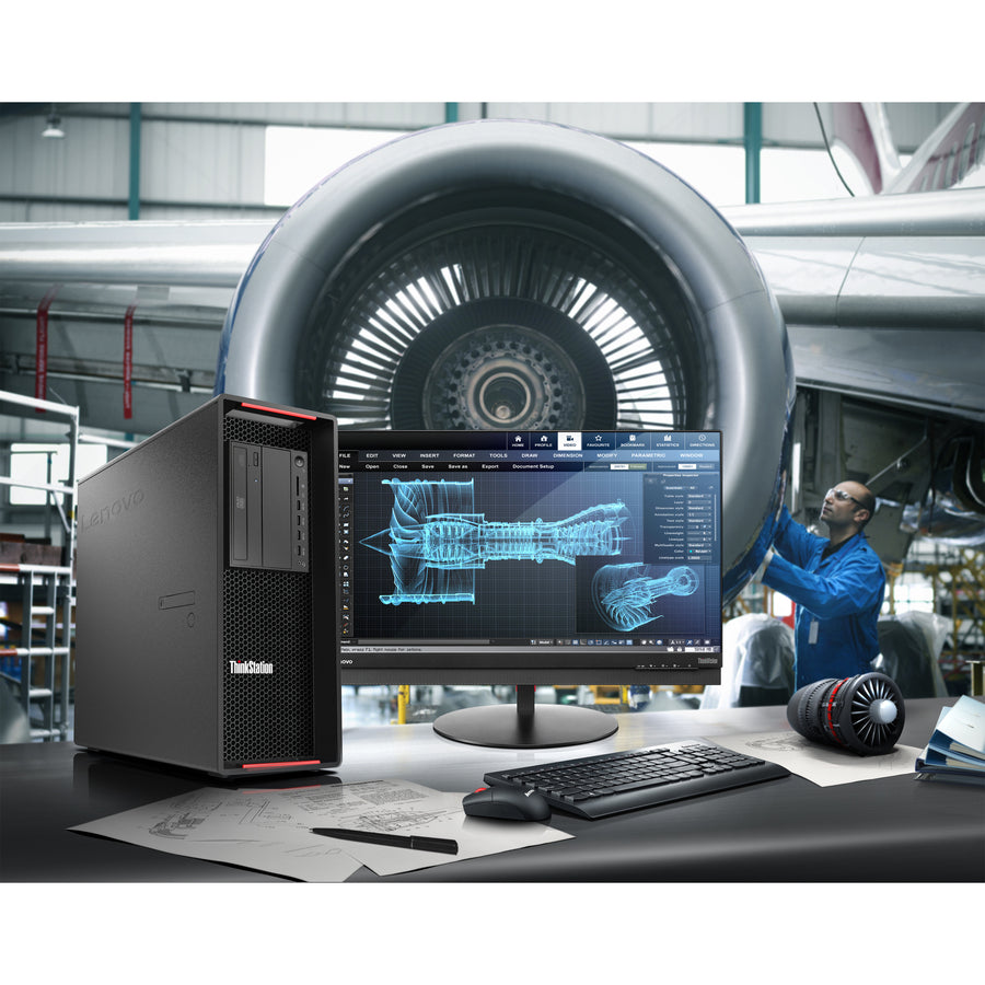 Station de travail Lenovo ThinkStation P720 30BA00K1US - 1 x Intel Xeon Silver Hexadéca-core (16 Core) 4216 2,10 GHz - 16 Go de RAM DDR4 SDRAM - 512 Go SSD - Tour 30BA00K1US