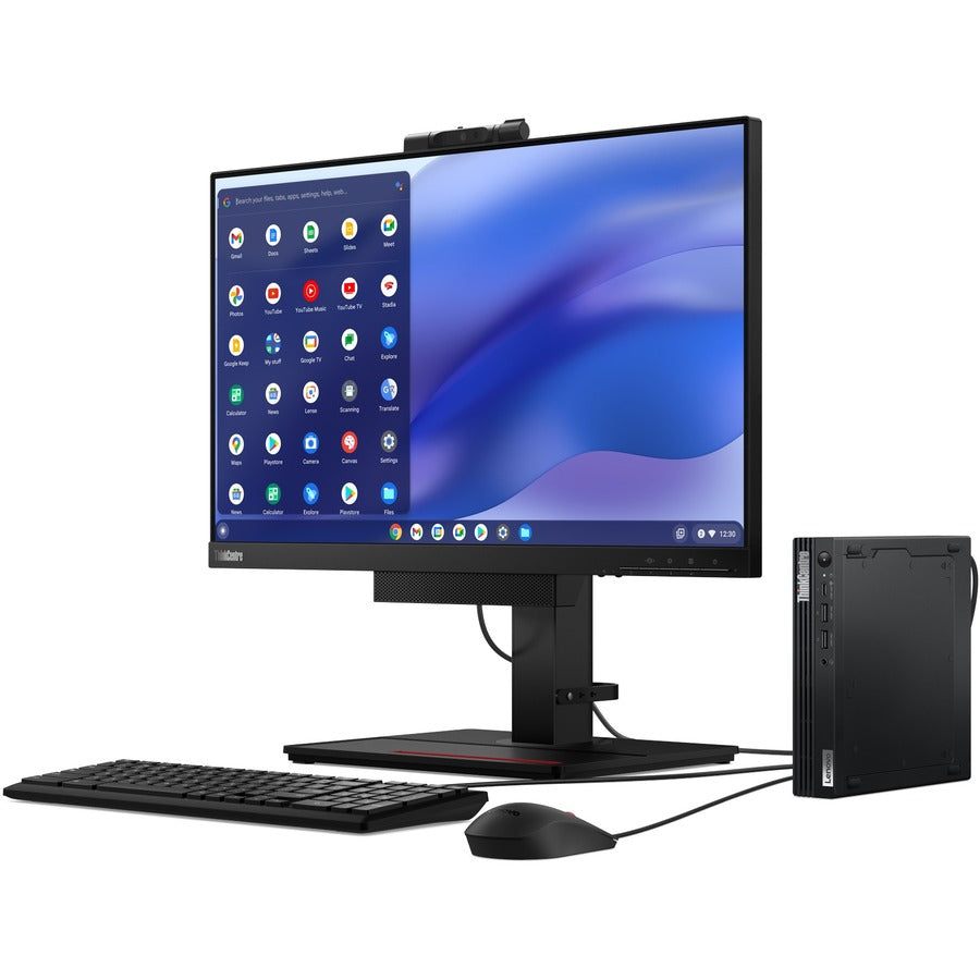 Lenovo ThinkCentre M60q 12JL0006US Chromebox - Intel Core i5 12e génération i5-1235U Deca-core (10 cœurs) 1,30 GHz - 32 Go RAM DDR4 SDRAM - 256 Go SSD M.2 PCI Express NVMe 4.0 x4 - Minuscule - Noir 12JL0006US