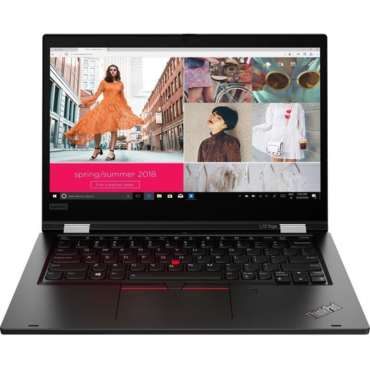 Ordinateur portable convertible 2 en 1 Lenovo ThinkPad L13 Yoga Gen 2 21AD0035US 13,3" à écran tactile - Full HD - 1920 x 1080 - AMD Ryzen 5 PRO 5650U Hexa-core (6 Core) 2,30 GHz - 8 Go de RAM totale - 256 Go SSD - Noir 21AD0035US