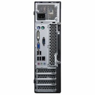 Ordinateur de bureau Lenovo ThinkCentre M71e 3134C4U - Intel Pentium G850 Dual-core (2 Core) 2,90 GHz - 4 Go RAM DDR3 SDRAM - Disque dur 250 Go - Petit format - Noir professionnel 3134C4U