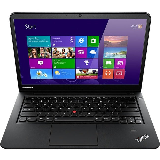 Ultrabook Lenovo ThinkPad Edge S431 20AX000NCC 14" - 1366 x 768 - Intel Core i3 3e génération i3-3227U Dual-core (2 cœurs) 1,90 GHz - 4 Go de RAM totale - Disque dur 500 Go - Noir 20AX000NCC