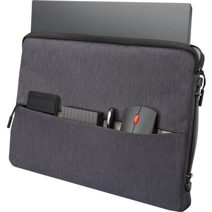 Lenovo Urban Carrying Case (Sleeve) for 15.6" Notebook - Charcoal Gray GX40Z50942