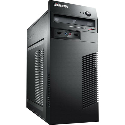 Ordinateur de bureau Lenovo ThinkCentre M72e 3597E9U - Intel Core i3 3e génération i3-3220 Dual-core (2 cœurs) 3,30 GHz - 4 Go de RAM DDR3 SDRAM - Disque dur 500 Go - Tour - Noir professionnel 3597E9U