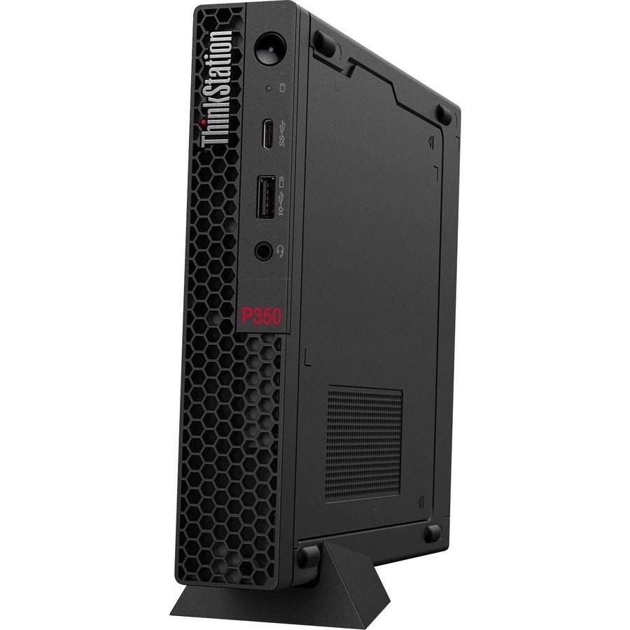 Lenovo ThinkStation P350 30EF006DUS Workstation - 1 x Intel Core i7 Octa-core (8 Core) i7-11700 11th Gen 2.50 GHz - 16 GB DDR4 SDRAM RAM - 512 GB SSD - Tiny - Black 30EF006DUS