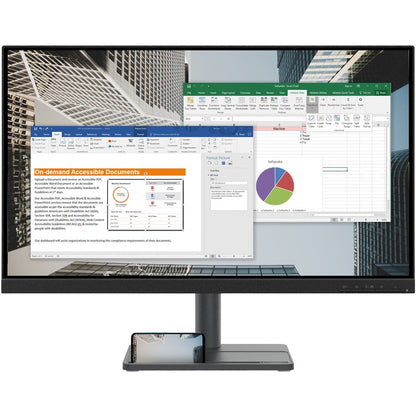 Moniteur LCD Lenovo L27e-30 27" Full HD WLED - 16:9 - Raven, Noir 66BEKCC2US