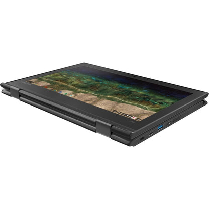Lenovo 500e Chromebook 2e génération 81MC0059US Chromebook convertible 2 en 1 à écran tactile 11,6" - HD - 1366 x 768 - Intel Celeron N4120 Quad-core (4 cœurs) 1,10 GHz - 8 Go de RAM totale - 64 Go de mémoire flash - Noir 81MC0059US