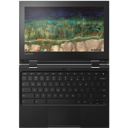 Lenovo 500e Chromebook 2e génération 81MC0059US Chromebook convertible 2 en 1 à écran tactile 11,6" - HD - 1366 x 768 - Intel Celeron N4120 Quad-core (4 cœurs) 1,10 GHz - 8 Go de RAM totale - 64 Go de mémoire flash - Noir 81MC0059US