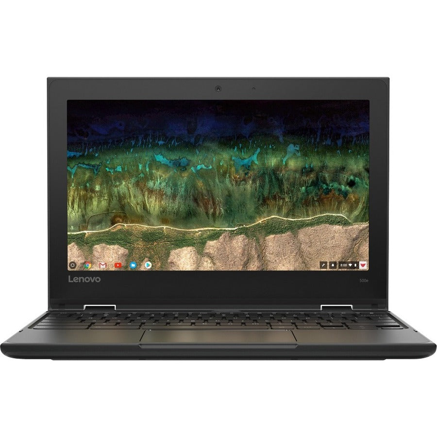 Lenovo 500e Chromebook 2e génération 81MC0059US Chromebook convertible 2 en 1 à écran tactile 11,6" - HD - 1366 x 768 - Intel Celeron N4120 Quad-core (4 cœurs) 1,10 GHz - 8 Go de RAM totale - 64 Go de mémoire flash - Noir 81MC0059US