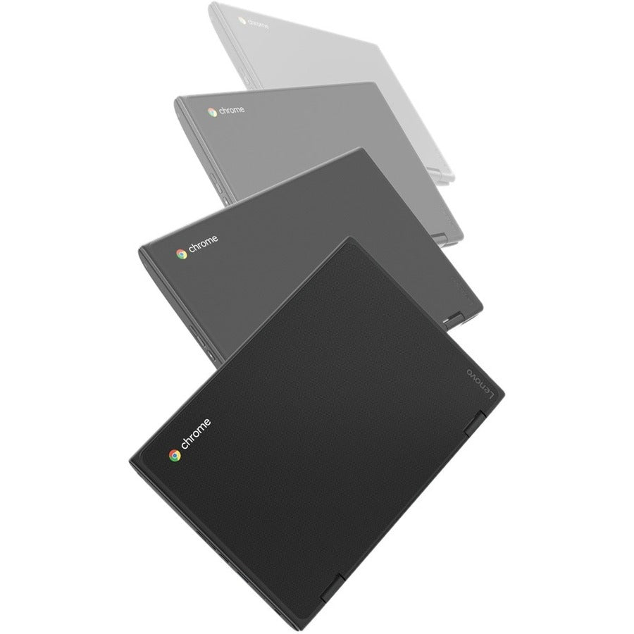 Lenovo 500e Chromebook 2e génération 81MC001EUS Chromebook convertible 2 en 1 à écran tactile 11,6" - HD - 1366 x 768 - Intel Celeron N4120 Quad-core (4 cœurs) 1,10 GHz - 4 Go de RAM totale - 32 Go de mémoire flash - Noir 81MC001EUS