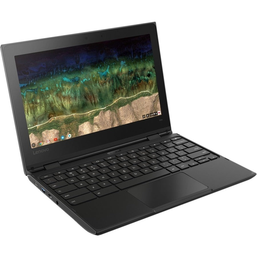 Lenovo 500e Chromebook 2e génération 81MC001EUS Chromebook convertible 2 en 1 à écran tactile 11,6" - HD - 1366 x 768 - Intel Celeron N4120 Quad-core (4 cœurs) 1,10 GHz - 4 Go de RAM totale - 32 Go de mémoire flash - Noir 81MC001EUS