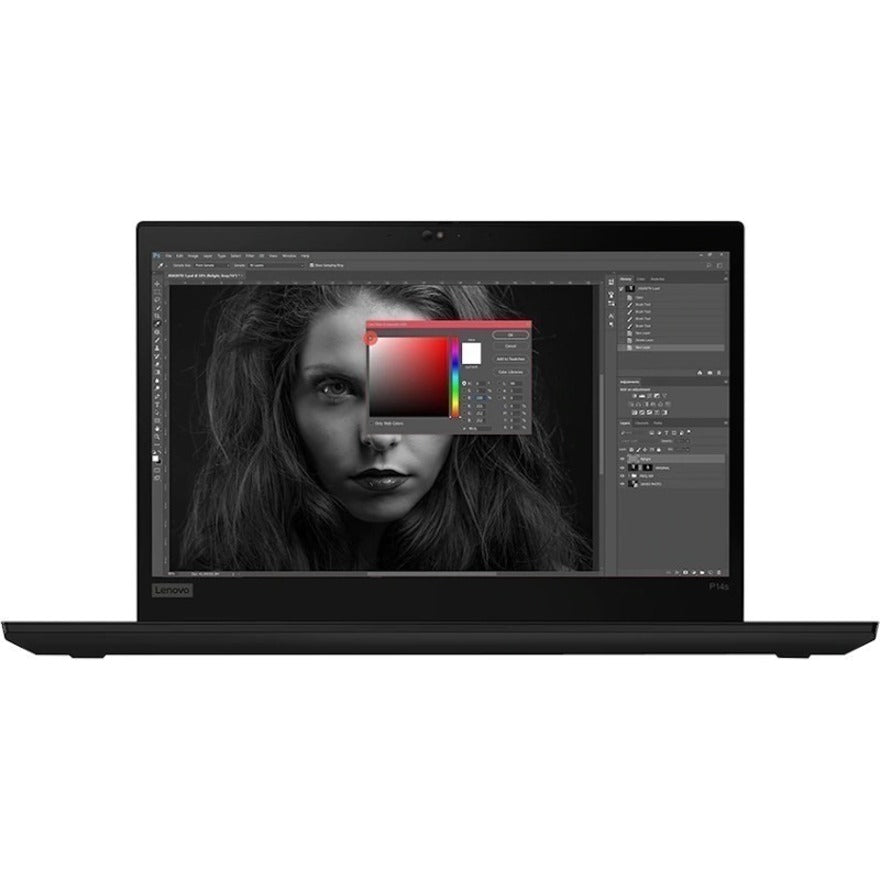 Station de travail mobile Lenovo ThinkPad P14s Gen 2 20VX00MWUS 14" - Full HD - 1920 x 1080 - Intel Core i7 11e génération i7-1185G7 Quad-core (4 cœurs) 3 GHz - 16 Go de RAM totale - 16 Go de mémoire embarquée - SSD 512 Go - Noir 20VX00MWUS