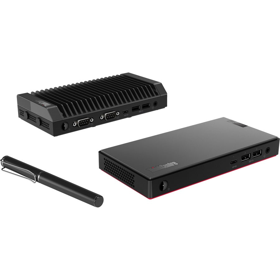 Ordinateur de bureau Lenovo ThinkCentre M90n-1 11AM001SUS - Intel Core i3 8e génération i3-8145U Dual-core (2 cœurs) 2,10 GHz - 4 Go de RAM DDR4 SDRAM - 256 Go NVMe M.2 PCI Express PCI Express NVMe 3.0 x4 SSD - Nano - Noir 11AM001SUS