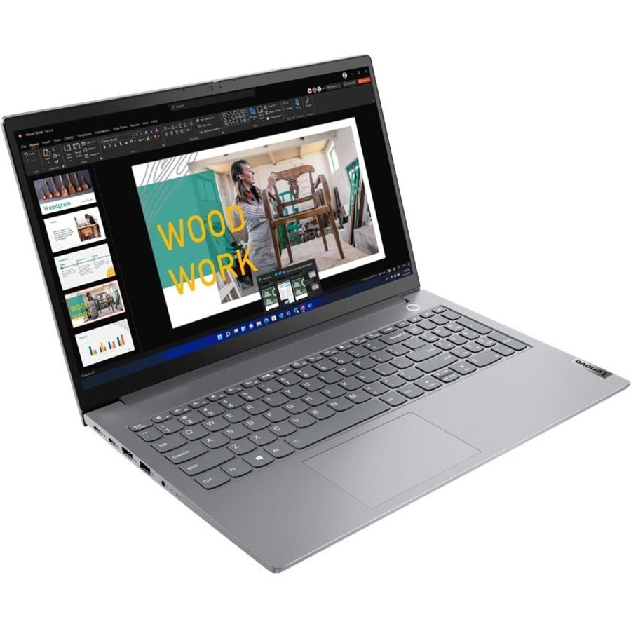 Ordinateur portable Lenovo ThinkBook 15 G4 ABA 21DL0053US Écran tactile 15,6" - Full HD - 1920 x 1080 - AMD Ryzen 5 5625U Hexa-core (6 Core) 2,30 GHz - 16 Go de RAM totale - 8 Go de mémoire embarquée - 256 Go de SSD - Gris minéral 21DL0053US