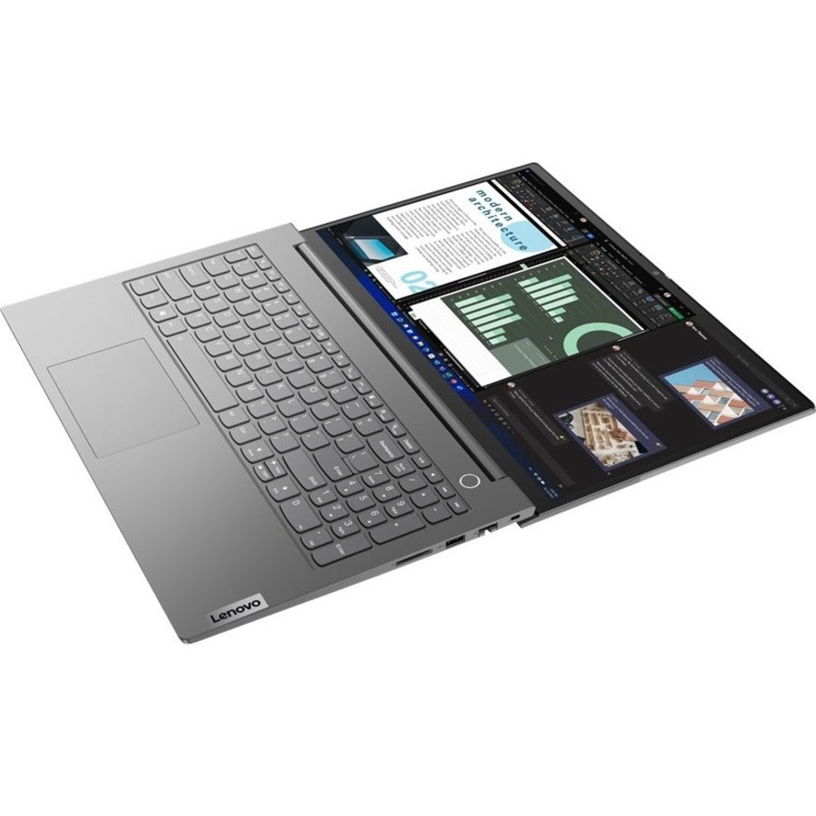 Ordinateur portable Lenovo ThinkBook 15 G4 ABA 21DL004WUS 15,6" - Full HD - 1920 x 1080 - AMD Ryzen 3 5425U Quad-core (4 Core) 2,70 GHz - 8 Go de RAM totale - 8 Go de mémoire embarquée - SSD 256 Go - Gris minéral 21DL004WUS