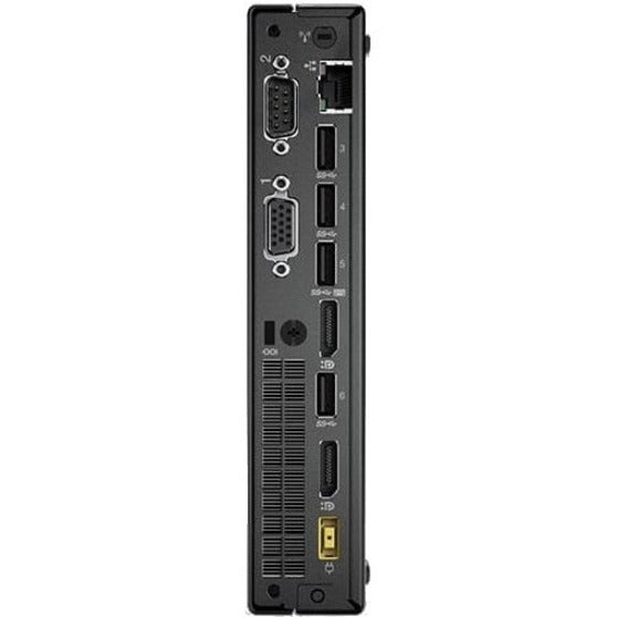 Ordinateur de bureau Lenovo ThinkCentre M710q 10MR0042US - Intel Core i5 7e génération i5-7400T 2,40 GHz - 8 Go RAM DDR4 SDRAM - 128 Go SSD - Tiny - Noir 10MR0042US