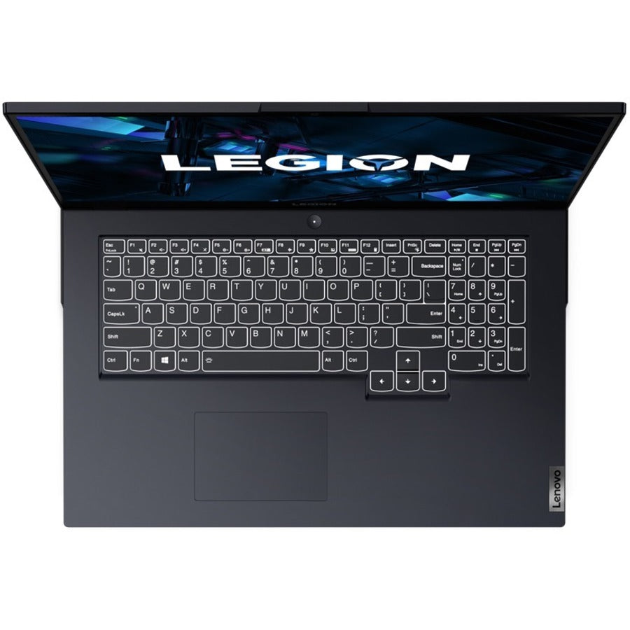 Ordinateur portable de jeu Lenovo Legion 5 17ITH6H 82JM0002US 17,3" - Full HD - 1920 x 1080 - Intel Core i7 11e génération i7-11800H Octa-core (8 cœurs) 2,30 GHz - 16 Go de RAM totale - 1 To SSD - Bleu fantôme 82JM0002US