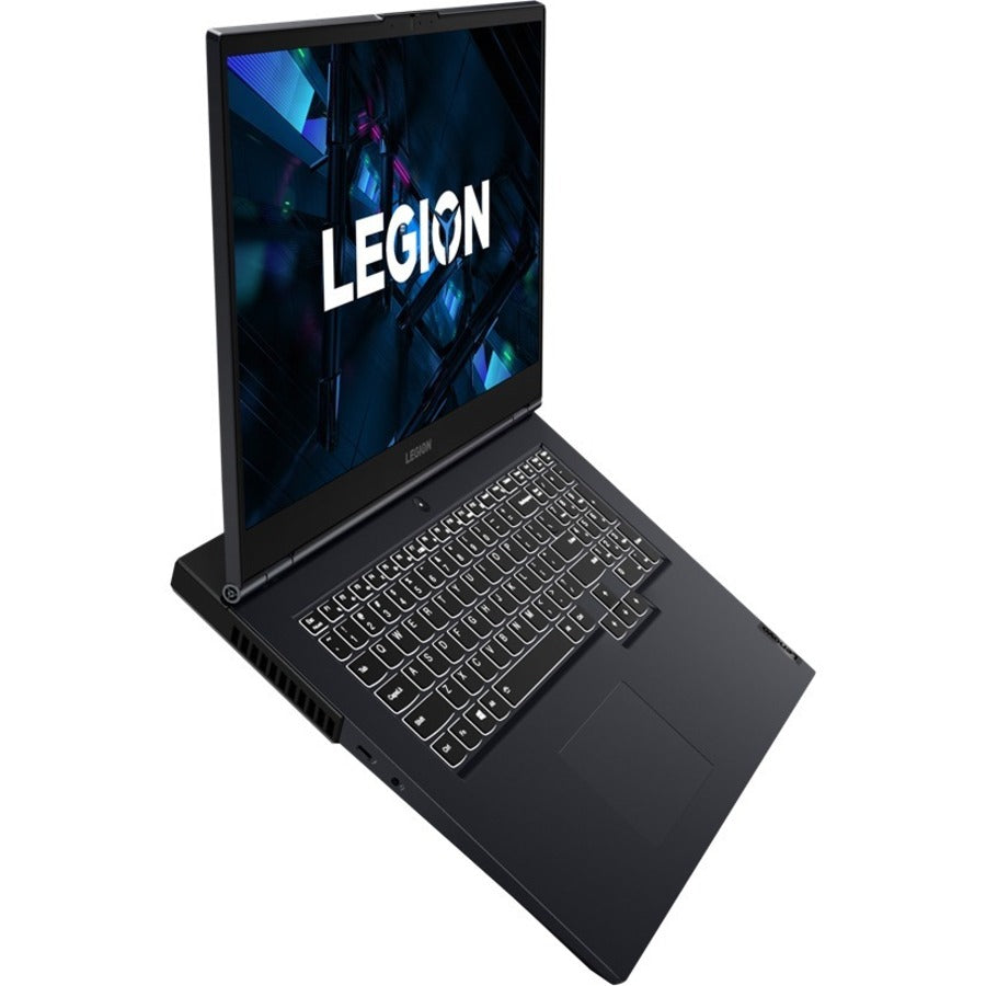 Ordinateur portable de jeu Lenovo Legion 5 17ITH6H 82JM0002US 17,3" - Full HD - 1920 x 1080 - Intel Core i7 11e génération i7-11800H Octa-core (8 cœurs) 2,30 GHz - 16 Go de RAM totale - 1 To SSD - Bleu fantôme 82JM0002US