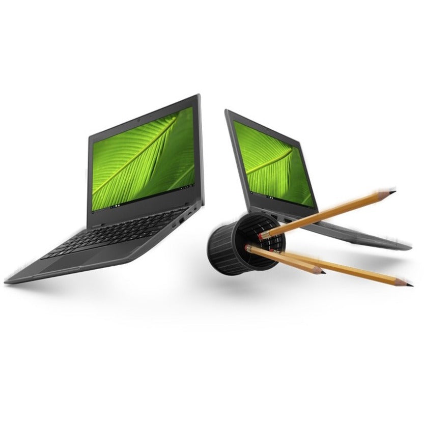 Lenovo 100e Windows 2nd Gen 81M80089US 11.6" Netbook - HD - 1366 x 768 - Intel Celeron N4020 Dual-core (2 Core) 1.10 GHz - 4 GB Total RAM - 4 GB On-board Memory - 128 GB SSD - Black 81M80089US