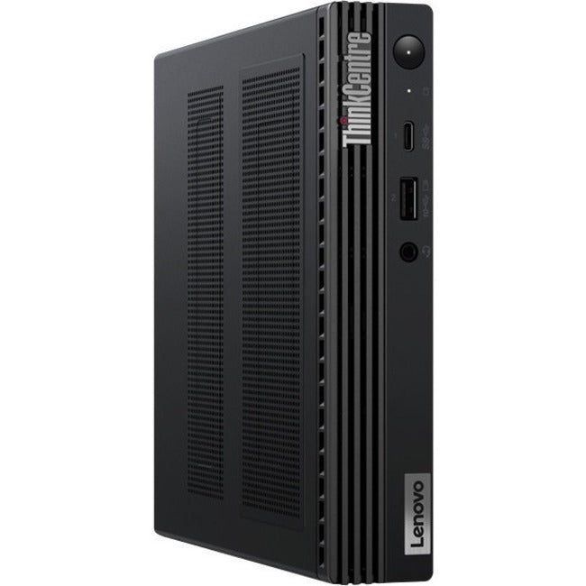 Ordinateur de bureau Lenovo ThinkCentre M90q Gen 3 11U5000YUS - Intel Core i5 12e génération i5-12500 Hexa-core (6 cœurs) 3 GHz - 8 Go de RAM DDR5 SDRAM - SSD M.2 PCI Express 512 Go - Minuscule - Noir corbeau 11U5000YUS