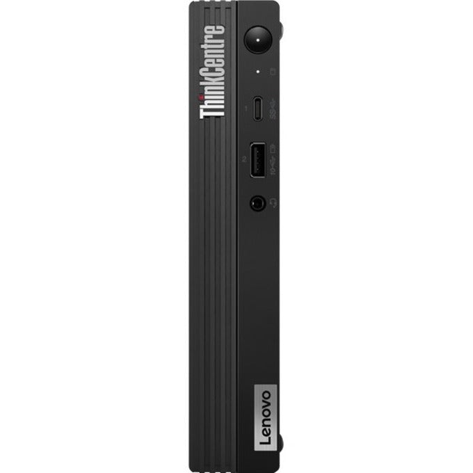 Ordinateur de bureau Lenovo ThinkCentre M90q Gen 3 11U5000YUS - Intel Core i5 12e génération i5-12500 Hexa-core (6 cœurs) 3 GHz - 8 Go de RAM DDR5 SDRAM - SSD M.2 PCI Express 512 Go - Minuscule - Noir corbeau 11U5000YUS