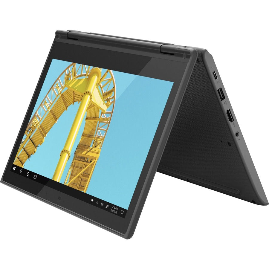Netbook Lenovo 300e Windows 2e génération 82GK001ACF 11,6" à écran tactile - HD - 1366 x 768 - AMD 3015e Dual-core (2 cœurs) 1,20 GHz - 4 Go de RAM totale - 64 Go de mémoire flash - Noir 82GK001ACF