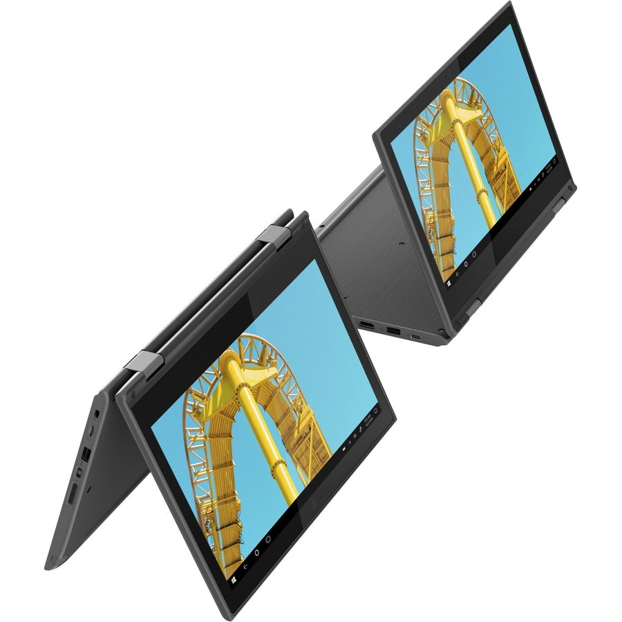 Netbook Lenovo 300e Windows 2e génération 82GK001ACF 11,6" à écran tactile - HD - 1366 x 768 - AMD 3015e Dual-core (2 cœurs) 1,20 GHz - 4 Go de RAM totale - 64 Go de mémoire flash - Noir 82GK001ACF