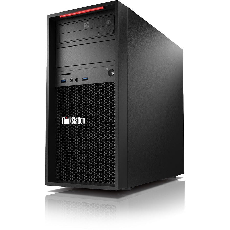 Lenovo ThinkStation P410 30B3001VUS Workstation - 1 x Intel Xeon Hexa-core (6 Core) E5-1650 v4 3.60 GHz - 16 GB DDR4 SDRAM RAM - 256 GB SSD 30B3001VUS