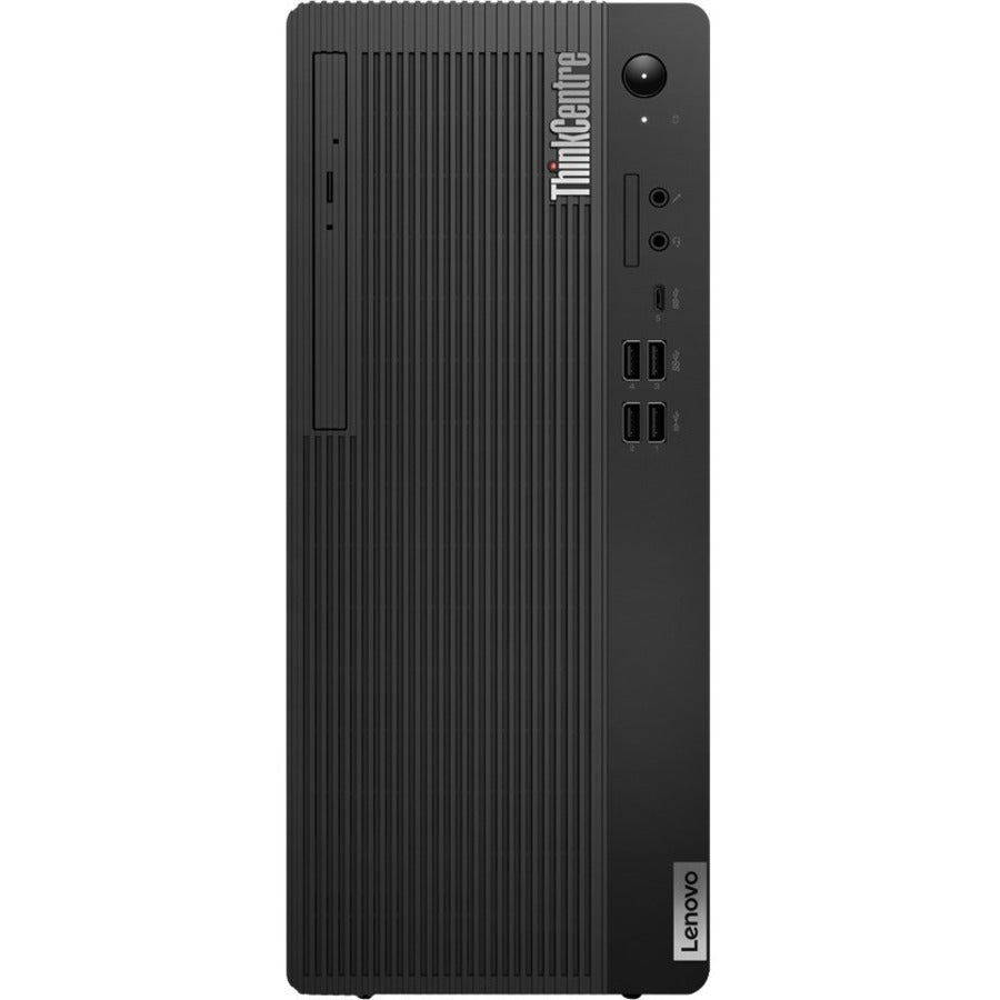 Ordinateur de bureau Lenovo ThinkCentre M70t Gen 3 11T6001TUS - Intel Core i5 12e génération i5-12400 Hexa-core (6 cœurs) 2,50 GHz - 8 Go de RAM DDR4 SDRAM - 256 Go SSD M.2 PCI Express NVMe - Tour - Noir 11T6001TUS