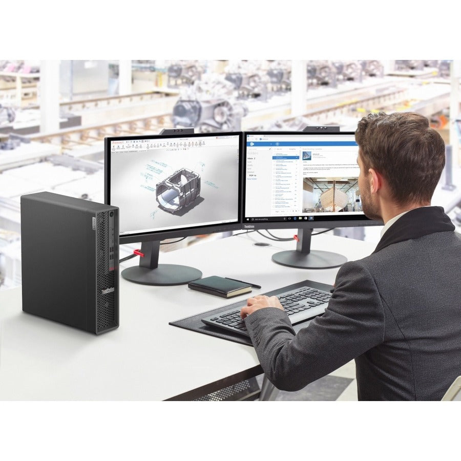 Lenovo ThinkStation P350 30E5003ECA Workstation - 1 x Intel Core i7 Octa-core (8 Core) i7-11700 11th Gen 2.50 GHz - 16 GB DDR4 SDRAM RAM - 1 TB SSD - Small Form Factor 30E5003ECA