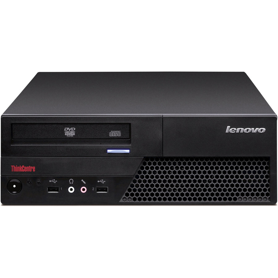 Ordinateur de bureau Lenovo ThinkCentre M58p 7483ACU - Intel Core 2 Duo E8400 Dual-core (2 Core) 3 GHz - 2 Go RAM DDR3 SDRAM - Disque dur 160 Go - Petit format - Noir 7483ACU