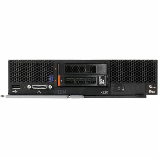 Serveur Lenovo Flex System x220 7906D2U - 1 x Intel Xeon E5-2420 1,90 GHz - 4 Go RAM - Contrôleur Serial ATA/600 7906D2U