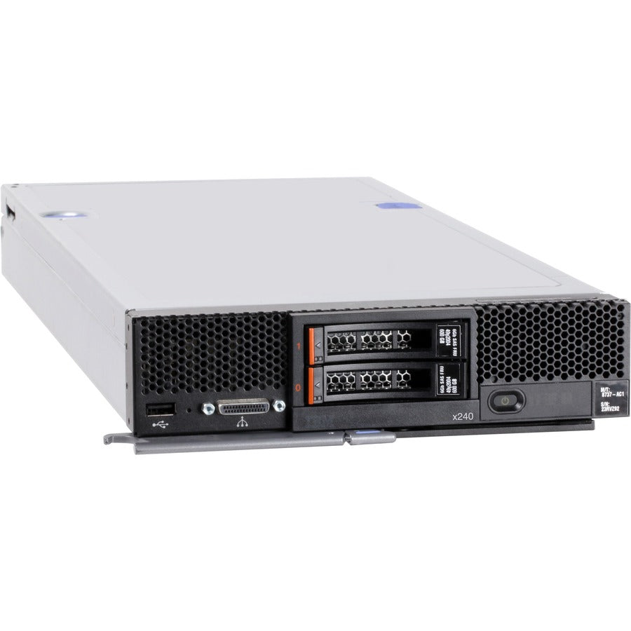 Serveur lame Lenovo Flex System x240 8737E4U - 2 x Intel Xeon E5-2680 v2 2,80 GHz - 128 Go RAM 8737E4U