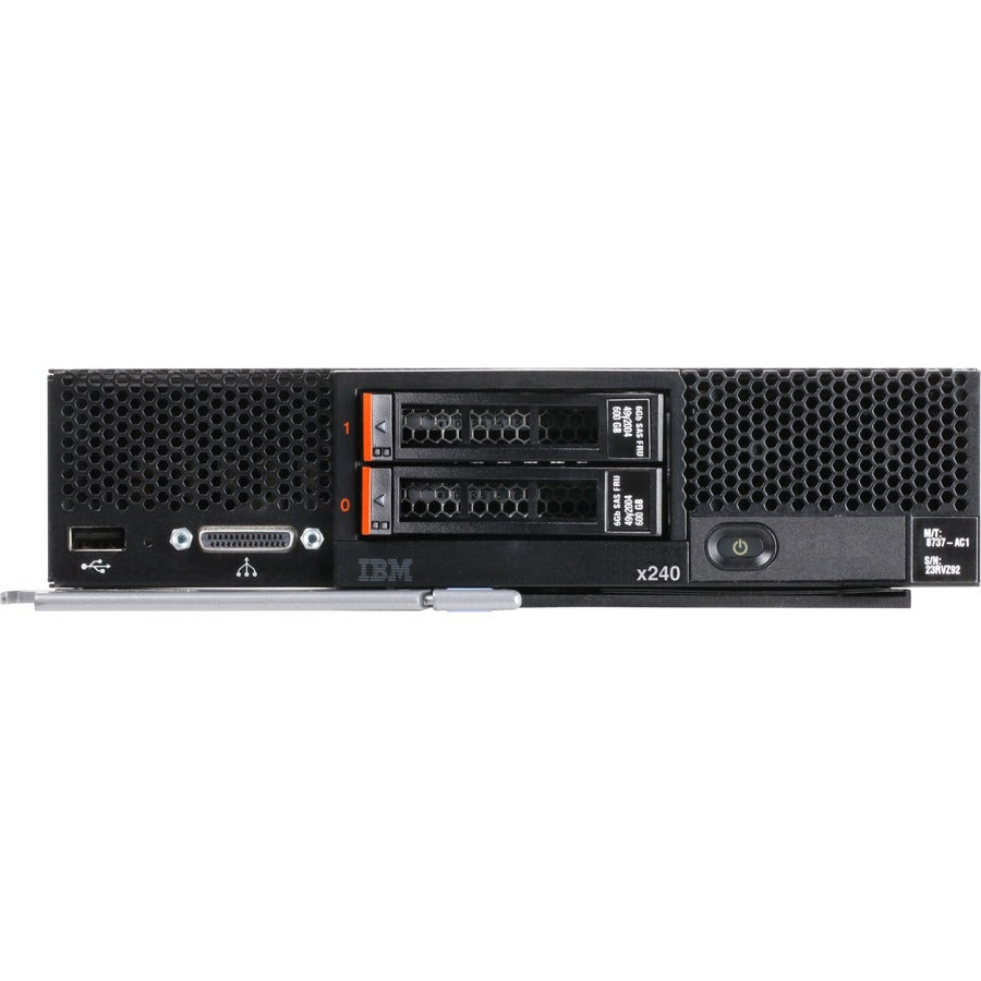Serveur lame Lenovo Flex System x240 8737E4U - 2 x Intel Xeon E5-2680 v2 2,80 GHz - 128 Go RAM 8737E4U