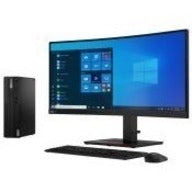 Ordinateur de bureau Lenovo ThinkCentre M80s 11CU003HUS - Intel Core i5 10e génération i5-10400 Hexa-core (6 cœurs) 2,90 GHz - 16 Go de RAM DDR4 SDRAM - 256 Go de SSD M.2 PCI Express NVMe x4 - Petit facteur de forme - Noir 11CU003HUS