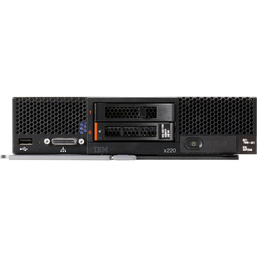 Serveur Lenovo Flex System x220 7906H2U - 1 x Intel Xeon E5-2440 2,40 GHz - 4 Go RAM - Contrôleur Serial ATA/600 7906H2U