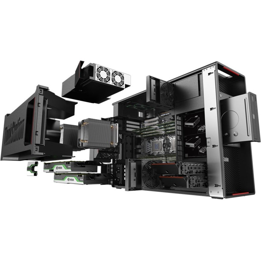 Lenovo ThinkStation P920 30BC008CCA Workstation - 1 x Intel Xeon Gold Octa-core (8 Core) 6244 3.60 GHz - 32 GB DDR4 SDRAM RAM - 1 TB SSD - Tower 30BC008CCA