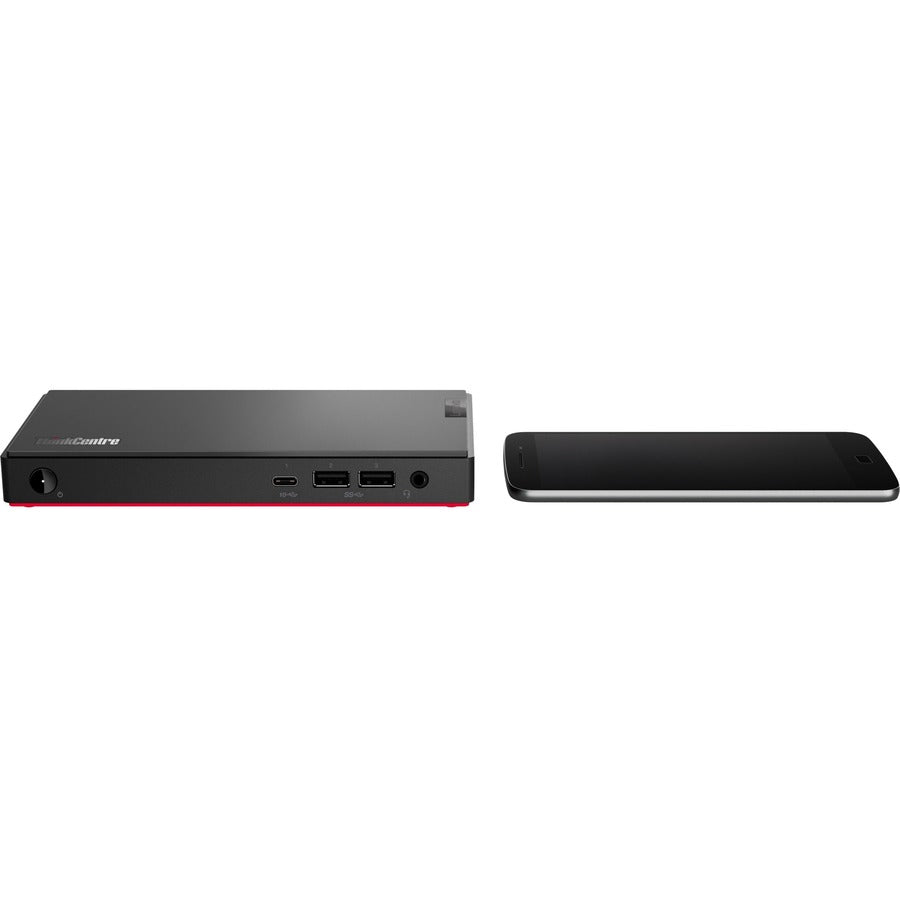 Ordinateur de bureau Lenovo ThinkCentre M90n-1 11AM001PUS - Intel Celeron 4205U Dual-core (2 cœurs) 1,80 GHz - 4 Go RAM DDR4 SDRAM - 128 Go NVMe M.2 PCI Express PCI Express NVMe 3.0 x2 SSD - Nano - Noir 11AM001PUS