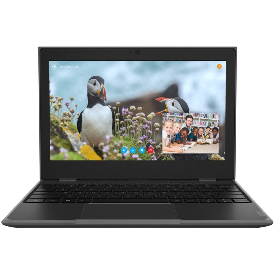 Lenovo 100e Windows 2nd Gen 81M80007CF 11.6" Netbook - 1366 x 768 - Intel Celeron N4000 Dual-core (2 Core) 1.10 GHz - 4 GB Total RAM - 64 GB Flash Memory - Gray 81M80007CF