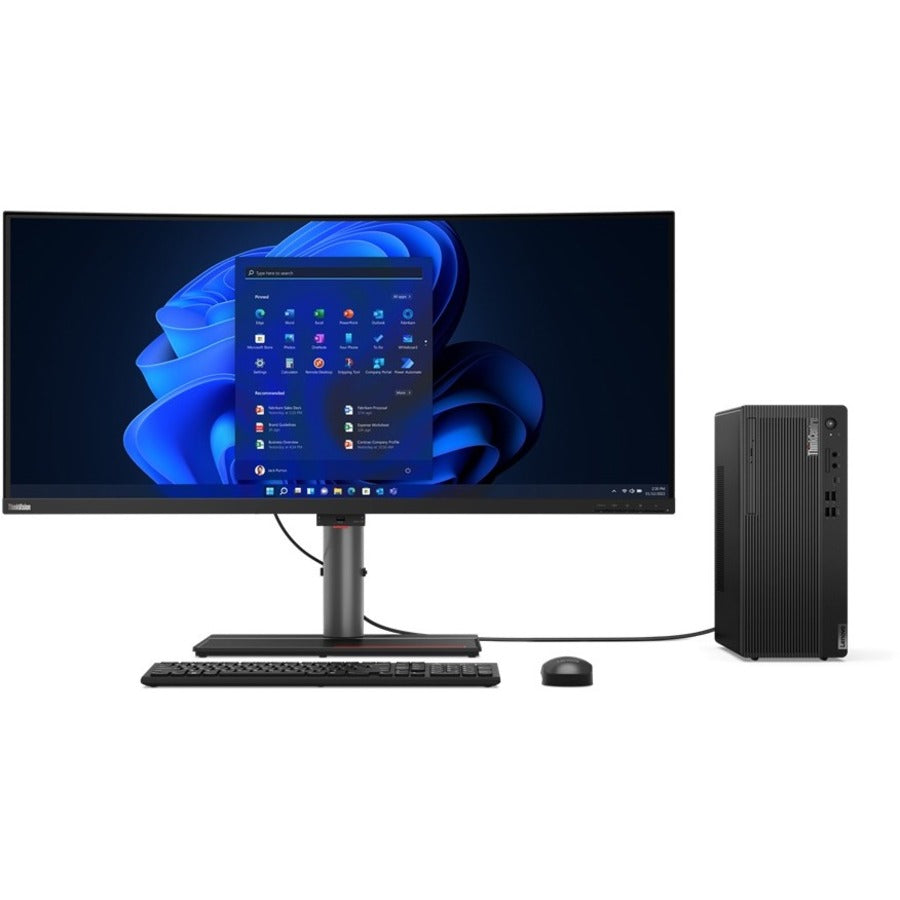 Ordinateur de bureau Lenovo ThinkCentre M80t Gen 3 11TE000NCA - Intel Core i7 12e génération i7-12700 Dodeca-core (12 cœurs) - 16 Go RAM DDR5 SDRAM - 1 To NVMe M.2 PCI Express PCI Express NVMe 3.0 x2 SSD - Tour - Noir 11TE000NCA