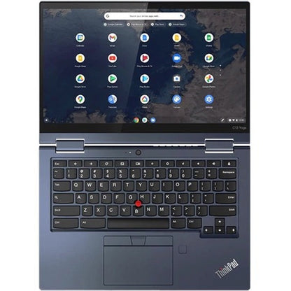 Lenovo ThinkPad C13 Yoga Gen 1 20UX000LUS Chromebook convertible 2 en 1 à écran tactile 13,3" - Full HD - 1920 x 1080 - AMD 3150C Dual-core (2 Core) 2,40 GHz - 4 Go de RAM totale - 32 Go de mémoire flash - Bleu abysse 20UX000LUS