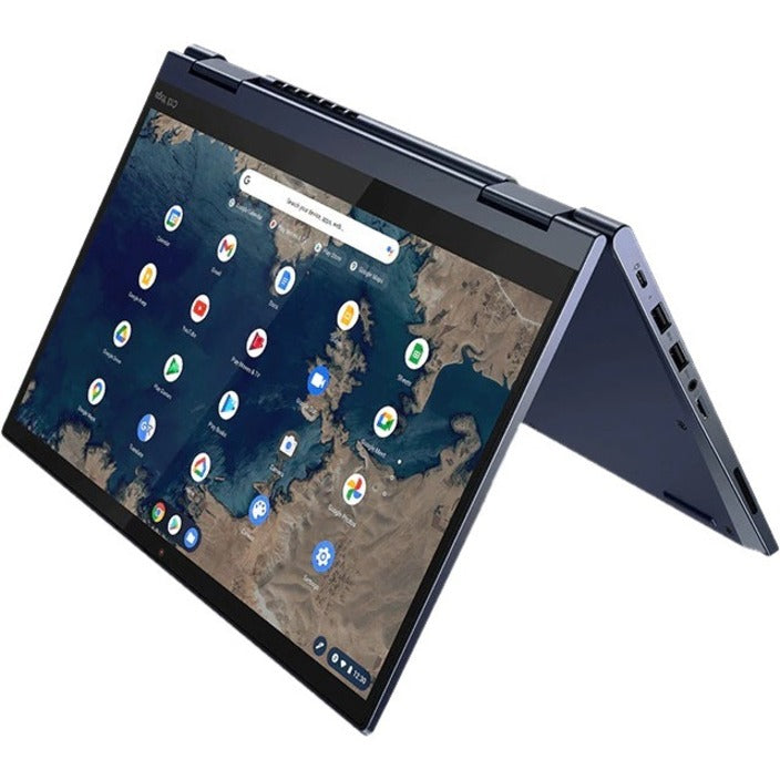 Lenovo ThinkPad C13 Yoga Gen 1 20UX000LUS Chromebook convertible 2 en 1 à écran tactile 13,3" - Full HD - 1920 x 1080 - AMD 3150C Dual-core (2 Core) 2,40 GHz - 4 Go de RAM totale - 32 Go de mémoire flash - Bleu abysse 20UX000LUS