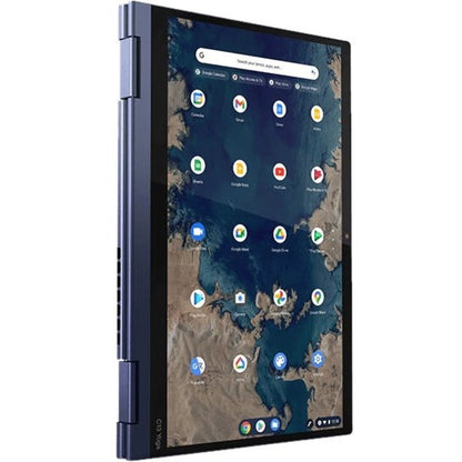 Lenovo ThinkPad C13 Yoga Gen 1 20UX000LUS Chromebook convertible 2 en 1 à écran tactile 13,3" - Full HD - 1920 x 1080 - AMD 3150C Dual-core (2 Core) 2,40 GHz - 4 Go de RAM totale - 32 Go de mémoire flash - Bleu abysse 20UX000LUS