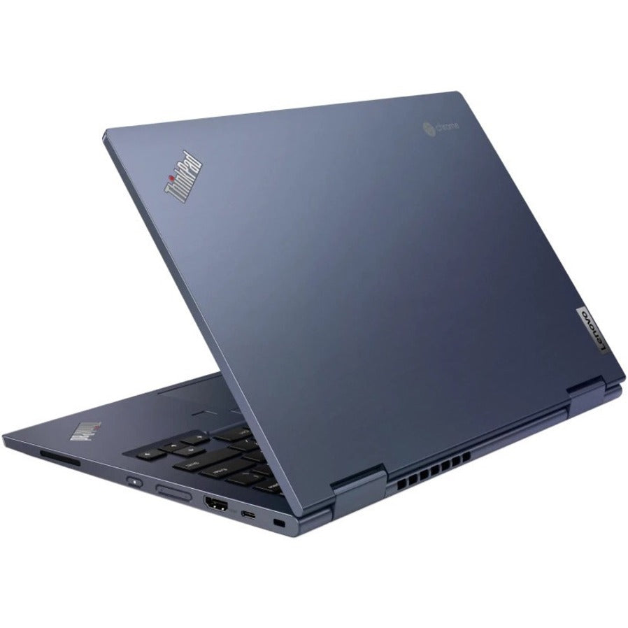 Lenovo ThinkPad C13 Yoga Gen 1 20UX000LUS Chromebook convertible 2 en 1 à écran tactile 13,3" - Full HD - 1920 x 1080 - AMD 3150C Dual-core (2 Core) 2,40 GHz - 4 Go de RAM totale - 32 Go de mémoire flash - Bleu abysse 20UX000LUS