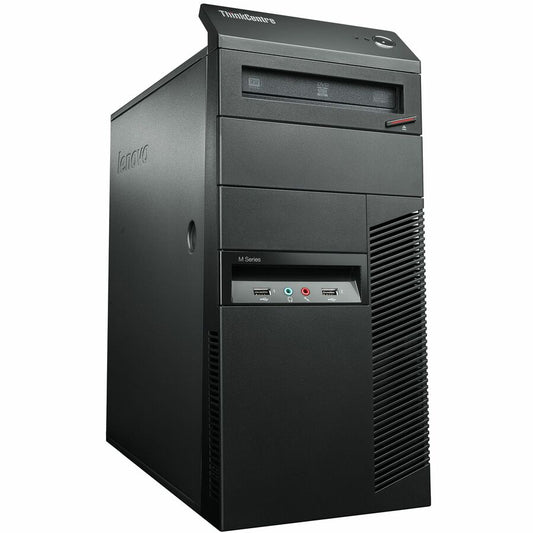Ordinateur de bureau Lenovo ThinkCentre M77 1995A7U - AMD Athlon II X2 B26 Dual-core (2 cœurs) 3,20 GHz - 2 Go RAM DDR3 SDRAM - Disque dur 250 Go - Tour - Noir professionnel 1995A7U
