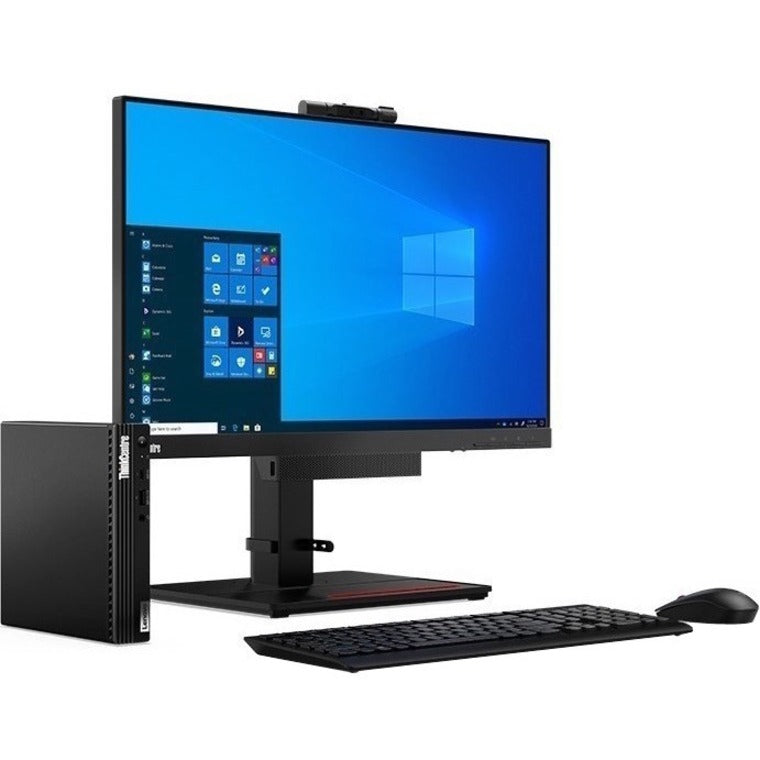 Ordinateur de bureau Lenovo ThinkCentre M75q Gen 2 11JN0076CA - AMD Ryzen 5 PRO 5650GE Hexa-core (6 cœurs) 3,40 GHz - 16 Go RAM DDR4 SDRAM - 256 Go NVMe M.2 PCI Express PCI Express NVMe SSD - Minuscule - Noir 11JN0076CA