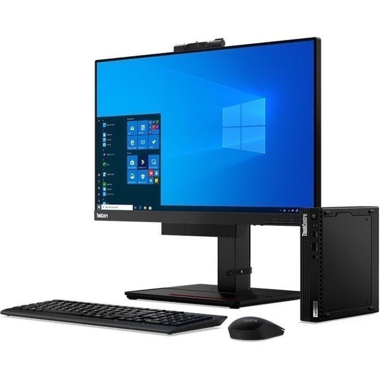 Ordinateur de bureau Lenovo ThinkCentre M75q Gen 2 11JN0076CA - AMD Ryzen 5 PRO 5650GE Hexa-core (6 cœurs) 3,40 GHz - 16 Go RAM DDR4 SDRAM - 256 Go NVMe M.2 PCI Express PCI Express NVMe SSD - Minuscule - Noir 11JN0076CA