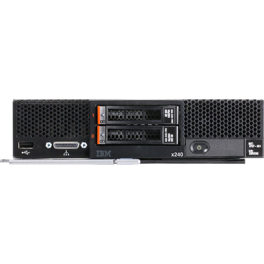 Serveur lame Lenovo PureFlex System x240 873742U - 1 x Intel Xeon E5-2650 v2 2,60 GHz - 8 Go de RAM - Contrôleur SAS Serial ATA/600, 6 Gb/s 873742U